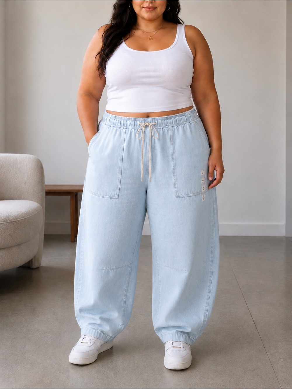 Gap Supersoft Pull on Barrel Jean size XL NWT
